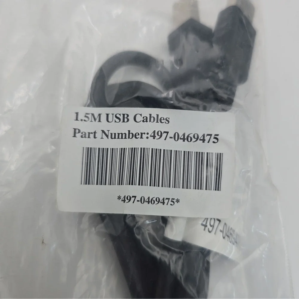 NCR 497-0469475 USB-A to USB-B Printer Cable 1.5M 5FT Black New